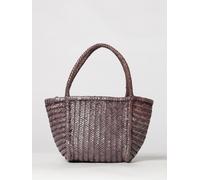 VIPERA Tote bag Ruby in pelle intrecciata con pochette e tracolla OS Grigio