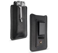 VIPERADE PJ37 fodero in pelle per coltello EDC, custodia multifunzione per coltelli da cintura, fondina con clip da cintura per coltello tascabile multitool