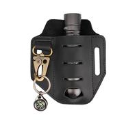 VIPERADE PJ9-Plus Custodia multiuso per cintura, EDC Pocket Organizer da uomo, fodero in pelle con portachiavi, custodia multifunzione per(Nero)