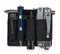VIPERADE PL7 Organizer EDC elastico Piccolo inserto organizer in strappo con 4 tasche con inserti elastici, custodia elastica EDC Fondina organizer multiuso, pannello organizer in strappo -L