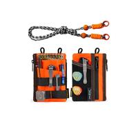 VIPERADE VE16R Borsa EDC Borsa porta attrezzi piccola EDC con 7 tasche, Borsa organizer EDC per uomo, Borsa piccola organizer multiuso con tracolla, Borsa piccola tasca EDC