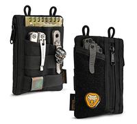 VIPERADE VE18 Organizer Tascabile, Borsa Portautensili in Nylon Con Area Patch Fai-Da-Te per Uomo, Organizer per Ingranaggi EDC, Fodero per Monete EDC Custodia in Nylon