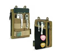 VIPERADE VE18 Organizer tascabile, borsa portautensili tascabile in nylon con area patch fai-da-te per uomo, organizer tascabile per ingranaggi EDC, fodero per monete EDC Custodia in nylon EDC
