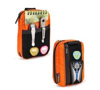 VIPERADE VE26 Borsa EDC Piccola borsa per attrezzi EDC con 8 tasche e 3 scomparti elastici Piccolo organizer EDC per organizer tascabile multiutensile con area in per fai da te - Arancione