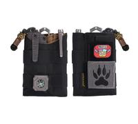 VIPERADE VE9 EDC Organizer Pouch, EDC Pocket Organizer per uomo, Slim EDC Pouch con area fai da te, EDC Pouch Organizer per il trasporto quotidiano