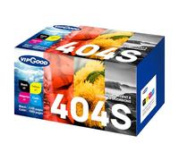 VIPGOOD CLT P404C 404S Toner Compatibile per Samsung CLT-404S (4-Pack) | Compatibili per Samsung Xpress C480FW C480 C430W C480W C430 CLT P404C 404S CLT-404S CLT-P404C (Nero Ciano Giallo Magenta)