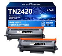 VIPGOOD TN2420 TN2410 Toner Con Chip Compatibile per Brother TN 2420 TN-2410 per MFC-L2710DW MFC-L2710DN L2730DW L2750DW DCP-L2510D L2530DW HL-L2375DW L2310D L2350DW L2370DN (Nero, 2-Pack)