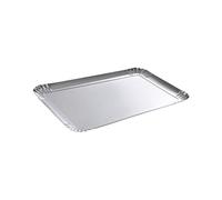 Viphome Set di 3 vassoi Cartone rettangolo Argento