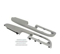VIPIH 2pc Door Armrest Repair Kit Gray 25780124 per Chevrolet Silverado | plastic, door armrest support at the front left and right doors, 2-piece front left/right kit, 28in, gray