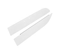 VIPIH Pair 6" Chopped Window Trim Stainless Steel Chop Tops per Peterbilt | per 567/579, Driver and Passenger Side, Contour Fit, Surface Protection, Aesthetic Finish