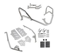 VIPIH Upper + Lower Engine Guard Frame Crash Bar Kit Silver per Honda Adv350 2022-2025