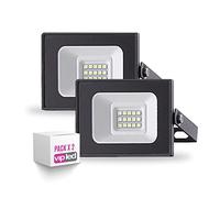VIPLED - SET DI 2 - FARETTI LED DA ESTERNO - da esterno IP65 - faro LED con design ULTRASOTTILE - 10W - 800 LUMEN - LUCE FREDDA 6000K