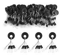 VIPMOON 600 Pezzi Stopper da Pesca, 6 in 1 Stopper per Pesca Taglie Stopper Gomma Pesca, Stopper Galleggiante Pesca Filo per Flussi, Fiumi, Laghi, Pesca in Mare (Cilindro, L)