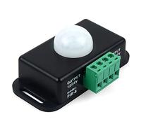 VIPMOON Interruttore con Sensore di Movimento, di Movimento PIR DC12 24V per Luce, Interruttore della Luce con Sensore di Movimento per Lampada, Raggio di Rilevamento 8m a 120°