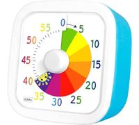 VIPNAJI Timer visivo bambini da 60 Minuti Conto alla, Rovescia Silenzioso di Gestione del Tempo, strumento di gestione del tempo per bambini e adulti