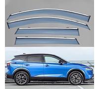 VIPOD 4 Pezzi Auto Deflettori d'Aria per Nissan Qashqai MK3-J12 2023+, Wind Deflectors Set Antipioggia Tendalino Trim Scudo Pioggia