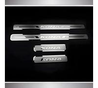 VIPOES 4 Pezzi Battitacco per Hyundai Kona II 2024 2023, Acciaio Inossidabile Batticalcagno Antiscivolo AntiGraffio Calciere Protezioni