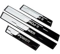 VIPOES 4 Pezzi Battitacco per Nissan X-Trail T33 Qashqai J12 Ariya e-Power 2024, Acciaio Inossidabile Batticalcagno Antiscivolo AntiGraffio Calciere Protezioni