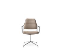 Vipp 455 Sedia Girevole Con Scivoli Lucidata/Tide