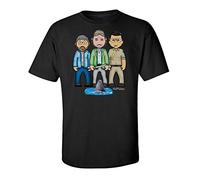 VIPwees, Great White Horror, Mens Original Film & TV Caricature Organic Cotton T-Shirt