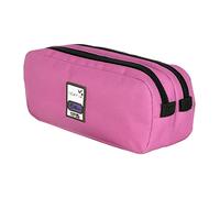 Viquel - Astuccio a 2 scomparti Teknik Girl- Astuccio scolastico grande capacità - Rosa