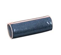 Viquel - Astuccio scolastico per bambini STARLIGHT - Astuccio per bambina con paillettes - 1 scomparto - forma rotonda - 22 x 7 cm - blu notte