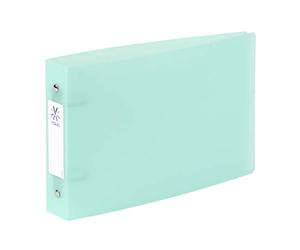 Viquel - Bristol - Cartella indice con etichette identificative - 2 anelli - formato A5 (25x16,5 cm) - verde