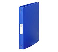 Viquel - Cartella A4 Maxi Flessibile con Etichetta sul Dorso - 4 Anelli - Dorso 3.5cm - per Documenti A4 - Blu