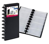 Viquel Geode porta biglietto da visita 160 Carte Nero