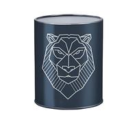 Viquel - Portamatite in metallo Lion - Portamatite da ufficio - Grigio scuro