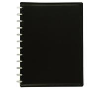 Viquel Raccoglitore Geode - Porta documenti in plastica, 80 viste, 40 tasche rimovibili in polipropilene, colore: Nero