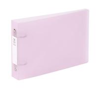 Viquel - Raccoglitore per cartoncini Bristol con etichette identificative - 2 anelli - Formato A5 (25x16,5 cm) - Rosa