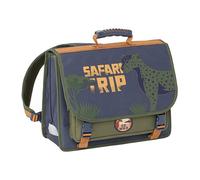 Viquel - Zaino primario SAFARI TRIP - Zaino da bambino a 2 scomparti - Borsa scolastica ergonomica con strisce riflettenti, scomparti multipli