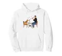 Viral Dog Canto Meme Karaoke Microfono Divertente Pet Felpa con Cappuccio