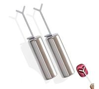 Viral Heart Magnet for Perfect Cat Eye Gel Polish - Confezione da 5 strumenti magnetici per nail art con guida a Y, kit manicure per salone e casa (2 pezzi)
