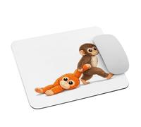Viral Monkey Meme Cute Retro Monkey Punch Mousepad Antiscivolo Tappetino per Mouse Portatile Mouse Pad per Pc Laptop Ufficio 25X30Cm