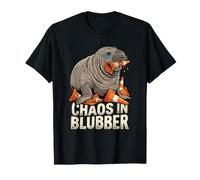 Viral Seal Traffic Cones Caos in Blubber Australia Seals Maglietta