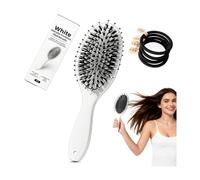 Viral World-Famous - 5 pennelli da paddle per smoother, Stronger, Shinier Hair - Boar Bristle Brushs with Nylon Bristles and Microsphere Massaggio Tips, Viral Paddle Brush for Fine Thin Hair (1 pezzo)