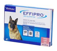VIRBAC 104070053 Effipro' Dog 4Pip Large 20-40 kg