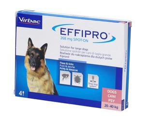 VIRBAC 104070053 Effipro' Dog 4Pip Large 20-40 kg
