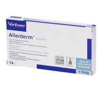 Virbac ALLERDERM SPOT ON CANI INFERIORI A 10 KG 6 PIPETTE 2 ML