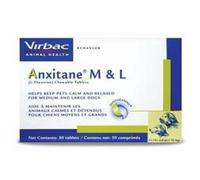Virbac Anxitane M/L Integratore Antistress Cani 30 Compresse