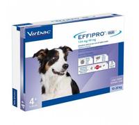 Virbac effripro duo cani di media taglia 10-20 kg; confezione da 4 pipette.