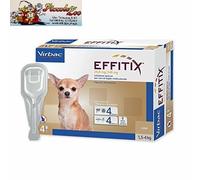 Virbac Effitix 4 pipette antiparassitario cane 1,5-4/ 4-10/ 10-20/ 20-40/40-60kg