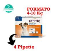 Virbac EFFITIX 4 Pipette → Antiparassitario Spot on per CANI Flebotomi Zanzare
