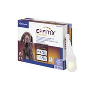 Virbac EFFITIX CANE 10 - 20 kg 4 Pipette → Antiparassitario Spot on per CANI