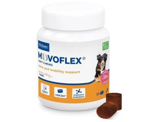 Virbac Movoflex Soft Supporto articolare Chews per cani 30 Compresse peso superiore a 35 kg - Integratori per cani - 1° ORDINE? scegli lo sconto BZR5 / BZR20 + 200 punti fedeltà