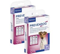 VIRBAC Prevendog Collare Antiparassitario per Cani fino a 25KG KIT 2 COLLARI
