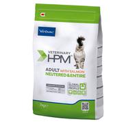 Virbac Alimento per gatti Veterinary HPM Adult Salmone per gatti sterilizzati e interi Set 2 x 7 kg