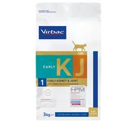 Virbac Veterinary HPM Cat KJ1 Early Kidney & Joint Support Crocchette gatto - 3 kg